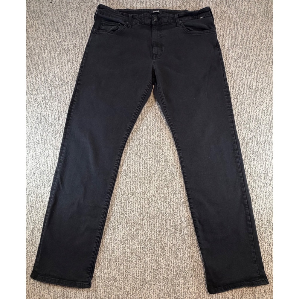 AG Adriano Goldschmied The Ives Jeans Mens 34 Black Athletic Straight Leg USA